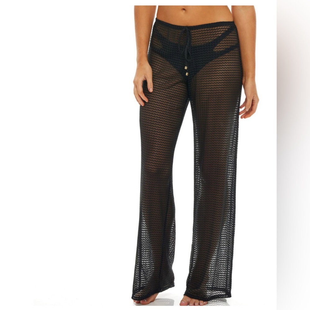 Jordon Taylor mesh swirl Swim Cover Up Pants